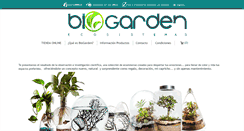 Desktop Screenshot of biogarden.es